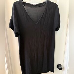Madewell Black V-Neck Top
